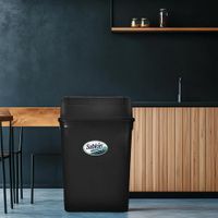 Cesto para Basura con Balancín Frontal Negro 42 L