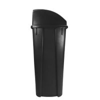 Cesto para Basura con Balancín Frontal Negro 42 L