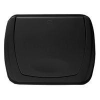 Cesto para Basura con Balancín Frontal Negro 65 L