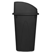 Cesto para Basura con Balancín Frontal Negro 65 L