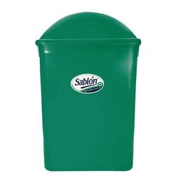 Cesto para Basura con Balancín Lateral Verde 42 L