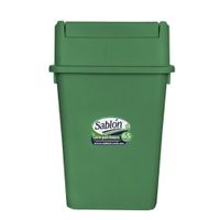 Cesto para Basura con Balancín Frontal Verde 65 L