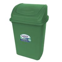 Cesto para Basura con Balancín Frontal Verde 65 L