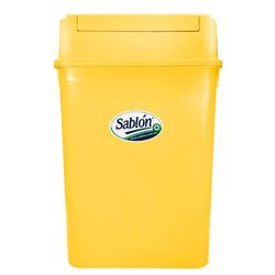 Cesto para Basura con Balancín Frontal Amarillo 42 L