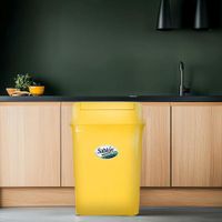 Cesto para Basura con Balancín Frontal Amarillo 42 L