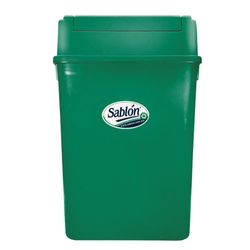 Cesto para Basura con Balancín Frontal Verde 42 L