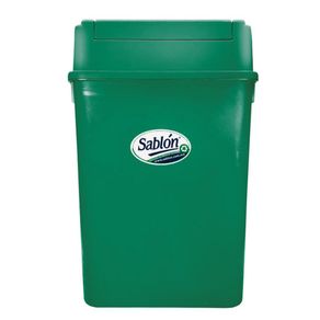 Cesto para Basura con Balancín Frontal Verde 42 L