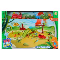 Set de Juego Tren Dinosaurio 38 Pzas