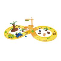 Set de Juego Tren Dinosaurio 38 Pzas