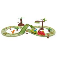 Set de Juego Tren Dinosaurio 38 Pzas