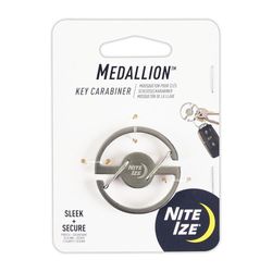 Mosquetón en Forma de Medallón para Llaves