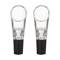 Set de 2 Aireadores para Vino Transparente