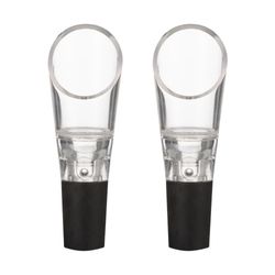 Set de 2 Aireadores para Vino Transparente