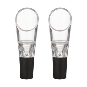 Set de 2 Aireadores para Vino Transparente