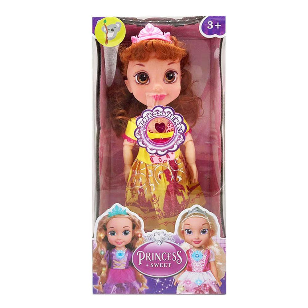 Muñeca con Vestido de Princesa con Luz y Sonidos de 35 Cm Muñeca con Vestido de Princesa c…