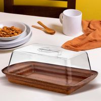 Bandeja con Tapa Transparente