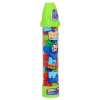 Bloques para Armar en Tubo 70 Pzas Colores Surtidos