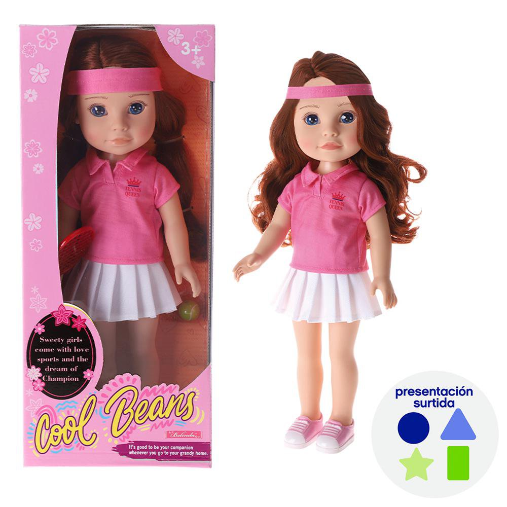 Muñeca Olímpica de 35 Cm 3+ Años Diseños Surtidos Muñeca Olímpica de 14 Plg en Diseños Sur…