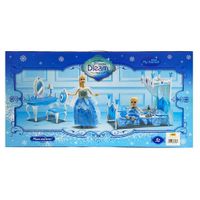 Set de Juego Muñeca Invernal con Tocador y Accesorios