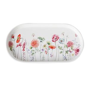 Fuente para Servir Diseño de Flores