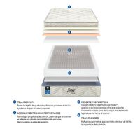Set de Cama Colchón + Base Alicante Advance - Varios Tamaños