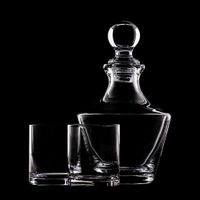 Set de Licorera con 2 Vasos 1 L
