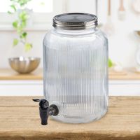Refresquera de Vidrio Transparente 5.5 L