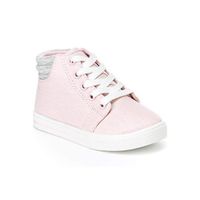 Tenis Alto Charlie Rosado Talla 0-12 Meses