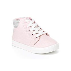 Tenis Alto Charlie Rosado Talla 0-12 Meses