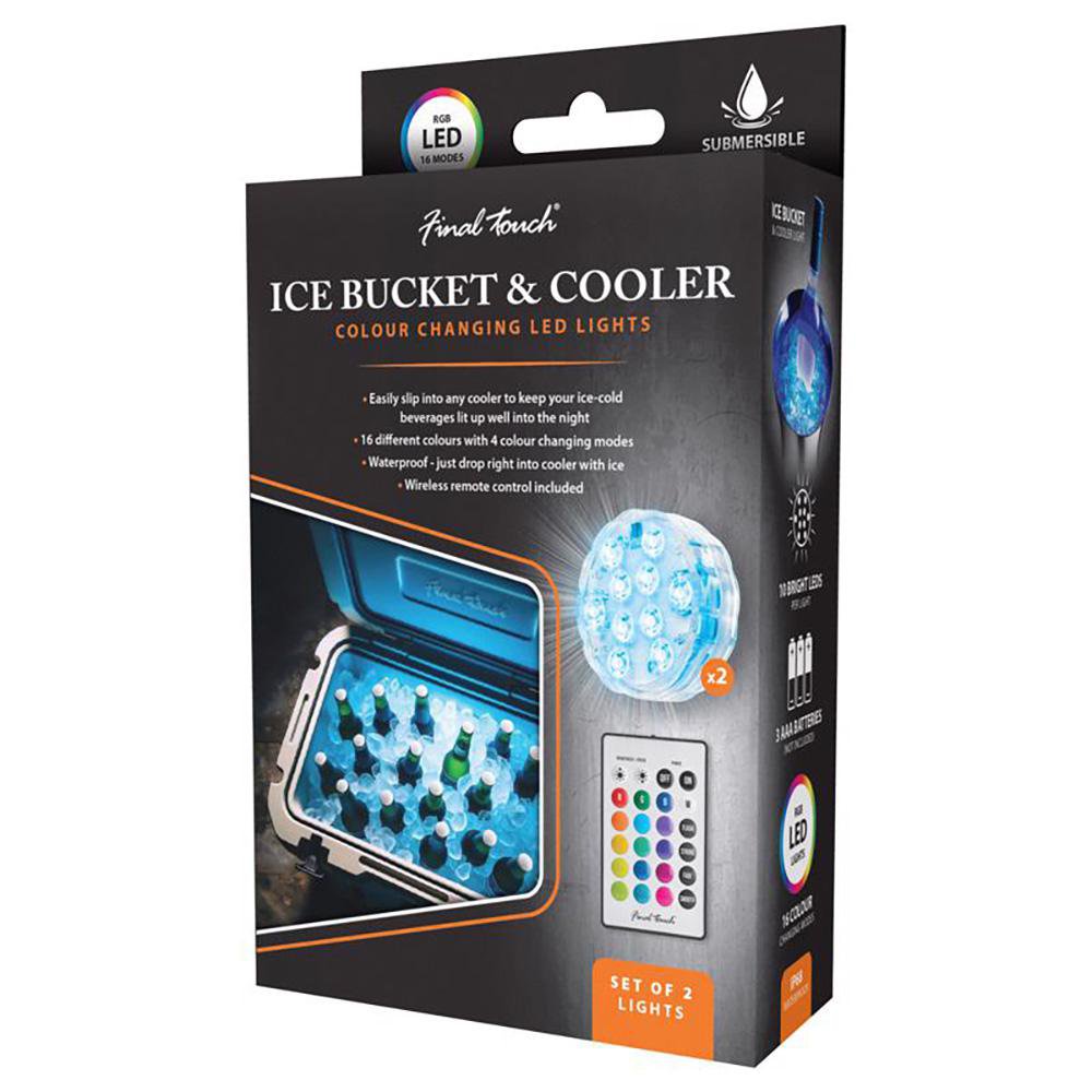 Luces LED Sumergibles para Hielera 2 Unidades