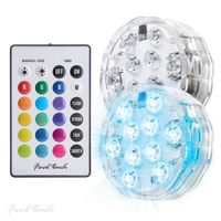 Set de 2 Luces LED Sumergibles para Hielera