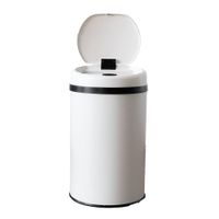 Basurero Inteligente Blanco con Sensor 30 L