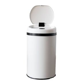 Basurero Inteligente Blanco con Sensor 30 L
