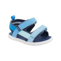 Sandalia Romana Azul y Celeste Talla 0-12 Meses