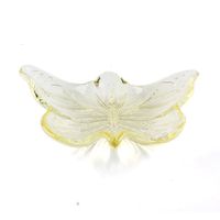 Plato Diseño Mariposa Amarillo