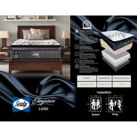 Set de Cama Colchón + Base Luigi Unicased - Varios Tamaños