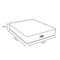 Set de Cama Colchón + Base Luigi Unicased - Varios Tamaños