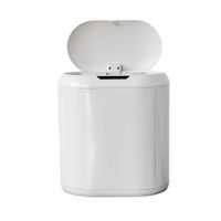Basurero Blanco con Sensor 12 L