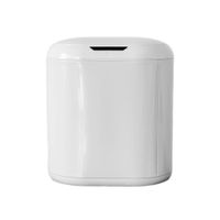Basurero Blanco con Sensor 12 L