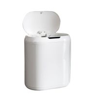 Basurero Blanco con Sensor 12 L