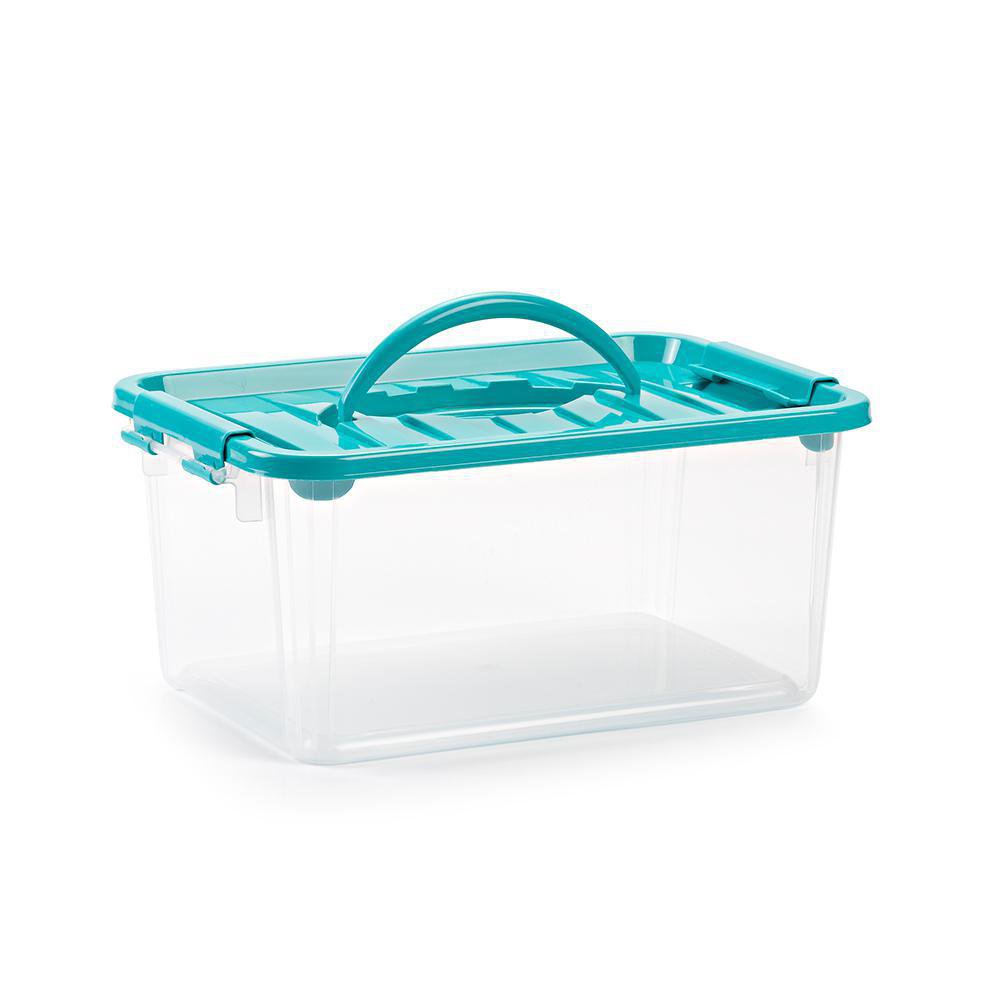 Caja Organizadora 3.5 L Color Turquesa