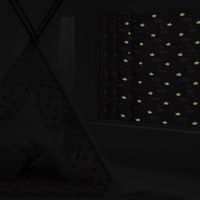 Cortina-Infantil-Black-Out-Gris-con-Diseño-Estrellas