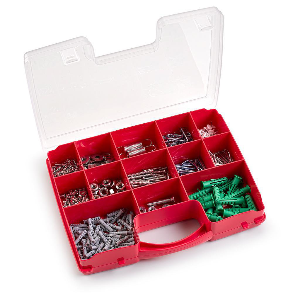 Caja Organizadora con Compartimientos Color Fucsia