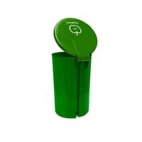 Bote Redondo para Reciclaje Orgánico Verde Chiltepe 22 L