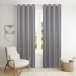 Cortina Black Out Nelya Gris 139x228 Cm