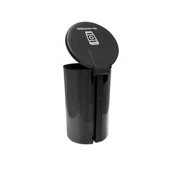 Bote Redondo para Residuos No Reciclables Negro 22 L