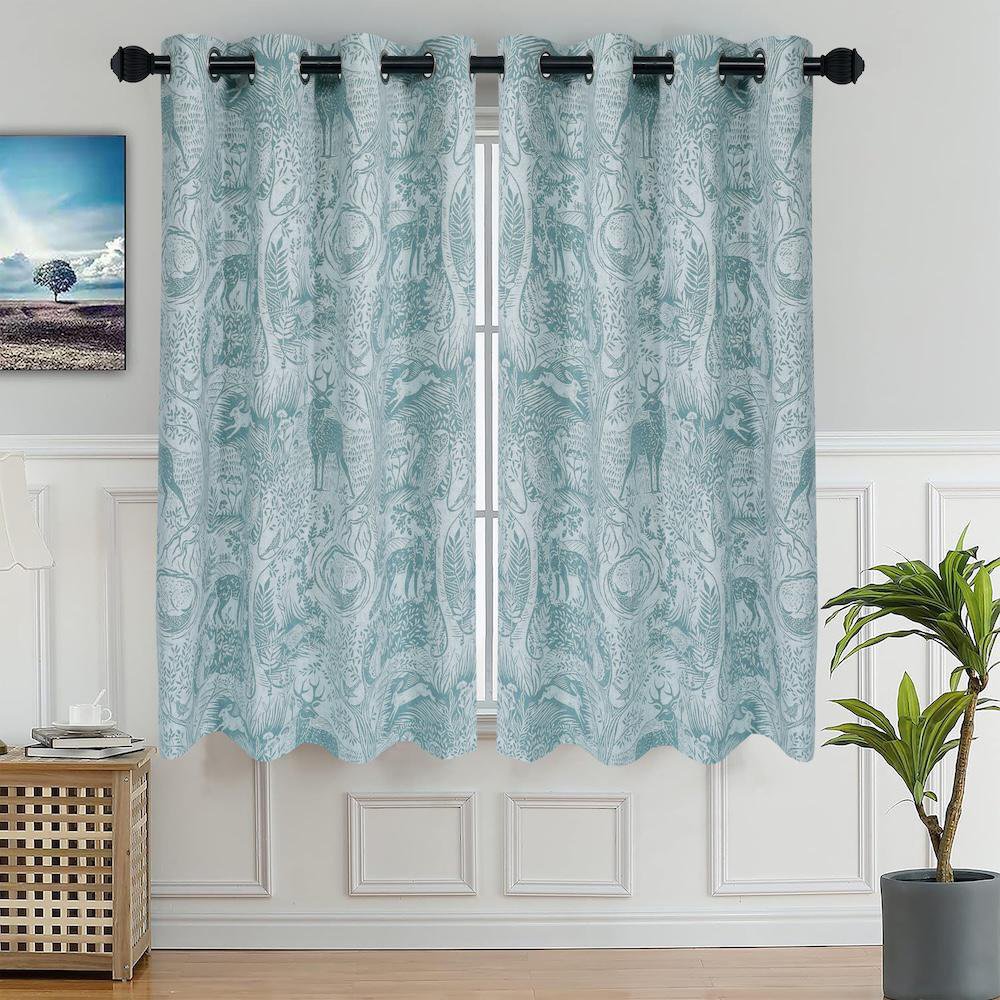Set de 2 Cortinas Foxy 80% Black Out Set de 2 Cortinas de Algodón 80% Black Out Foxy Color…