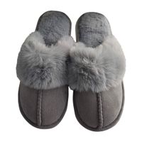 Pantufla Gris - Varias Tallas