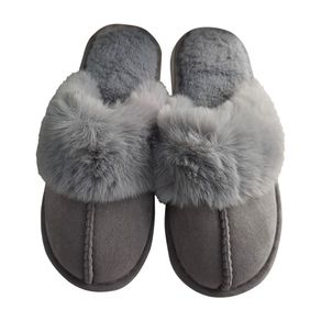 Pantufla Gris - Varias Tallas