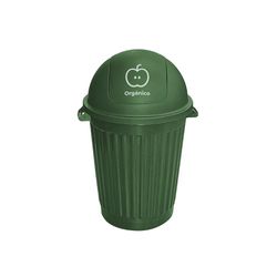 Bote Swing para Reciclaje Orgánico Verde Ciprés 80 L